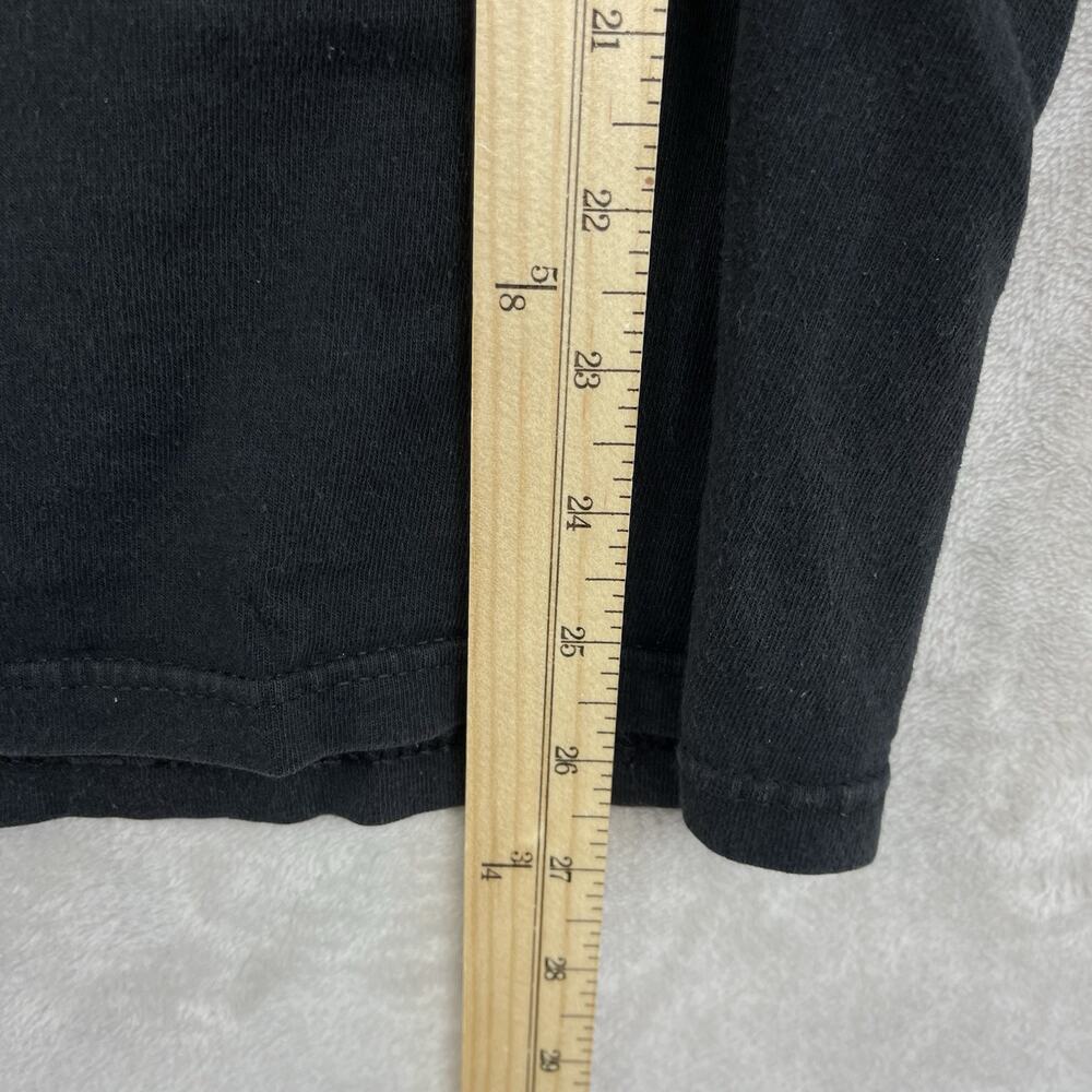 Vintage FDNY T Shirt Delta Pro Weight Black Faded NYC Fire Dept Small Grungecore - Picture 9 of 11